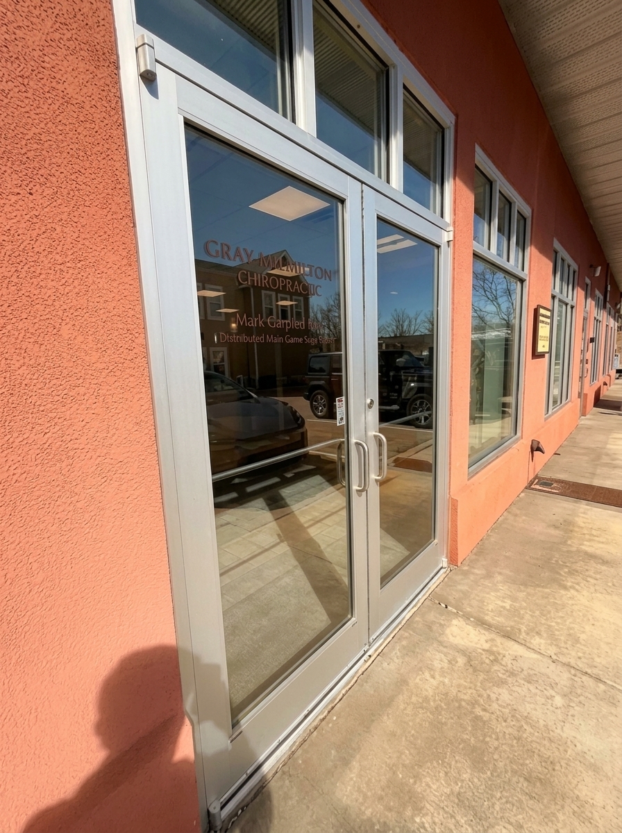 Commercial storefront door repair in Denver